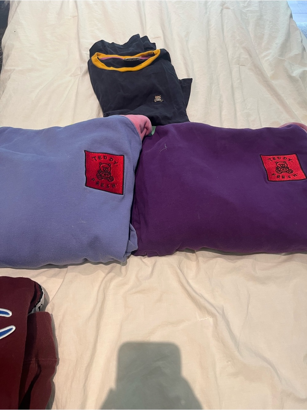 Teddy Fresh Purple Fleece Bottoms - Cozy Purple